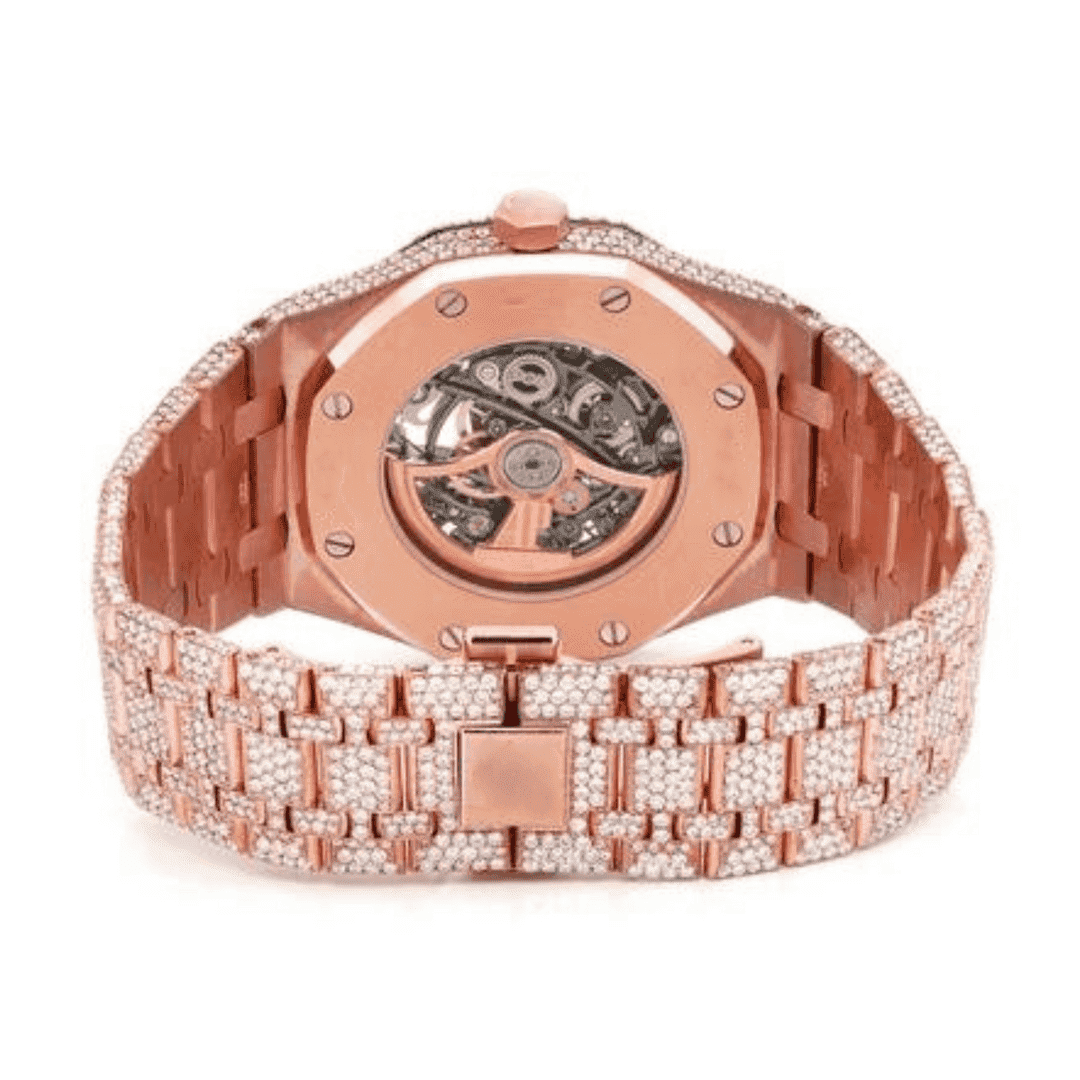 Luxury Bust Down Moissanite Watch 5 Luxury Bust Down Moissanite Watch - Image 5