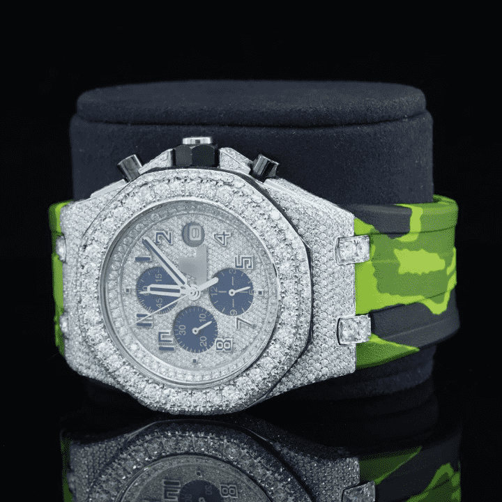 Premium Iced Moissanite Watches for Men & Women 4 Premium Iced Moissanite Watches for Men & Women - Image 4