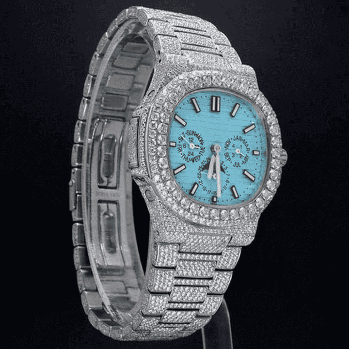 Moissanite Watches Premium Iced Sparkle for Men & Women 4 Moissanite Watches Premium Iced Sparkle for Men & Women - Image 4