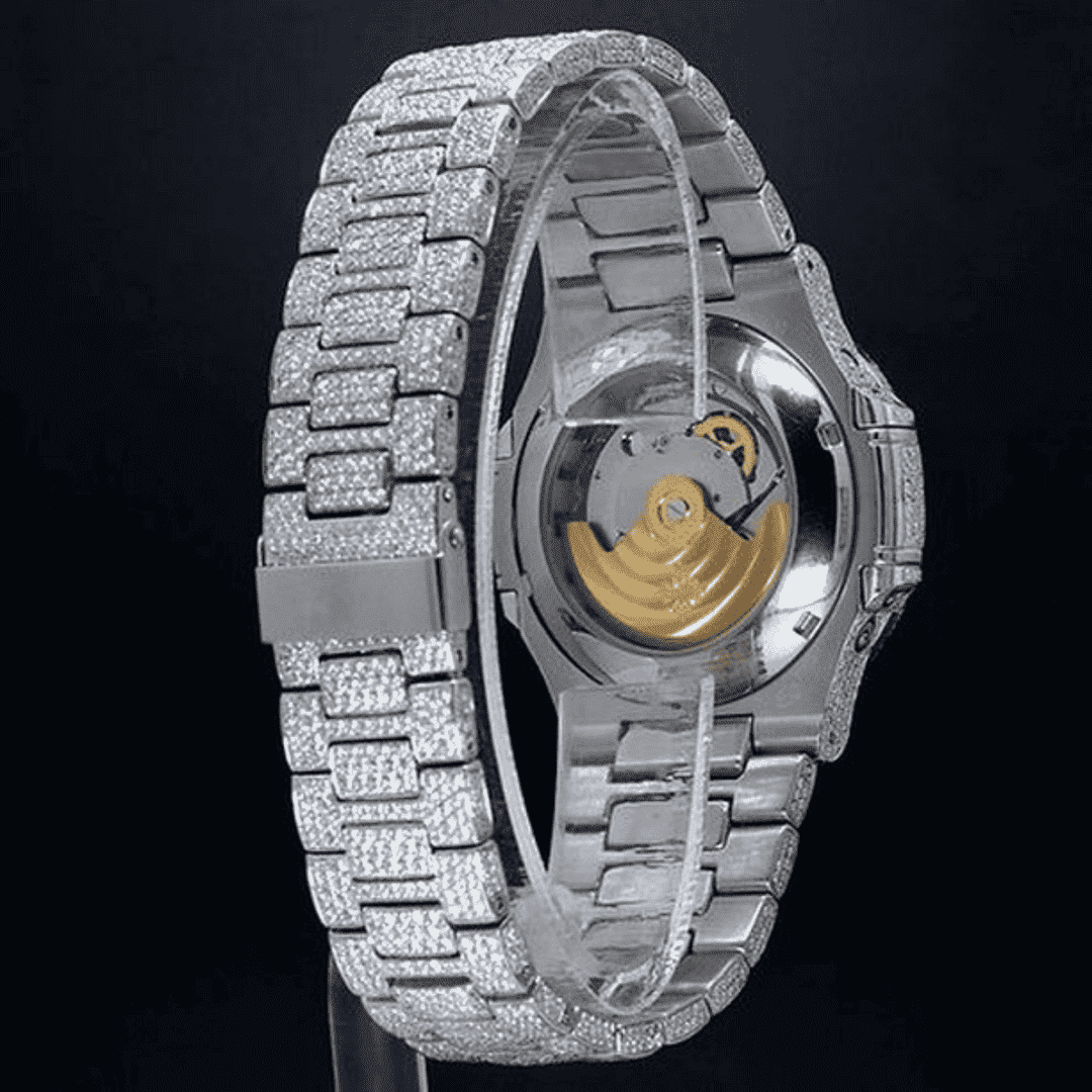 Moissanite Watches Premium Iced Sparkle for Men & Women 2 Moissanite Watches Premium Iced Sparkle for Men & Women - Image 2