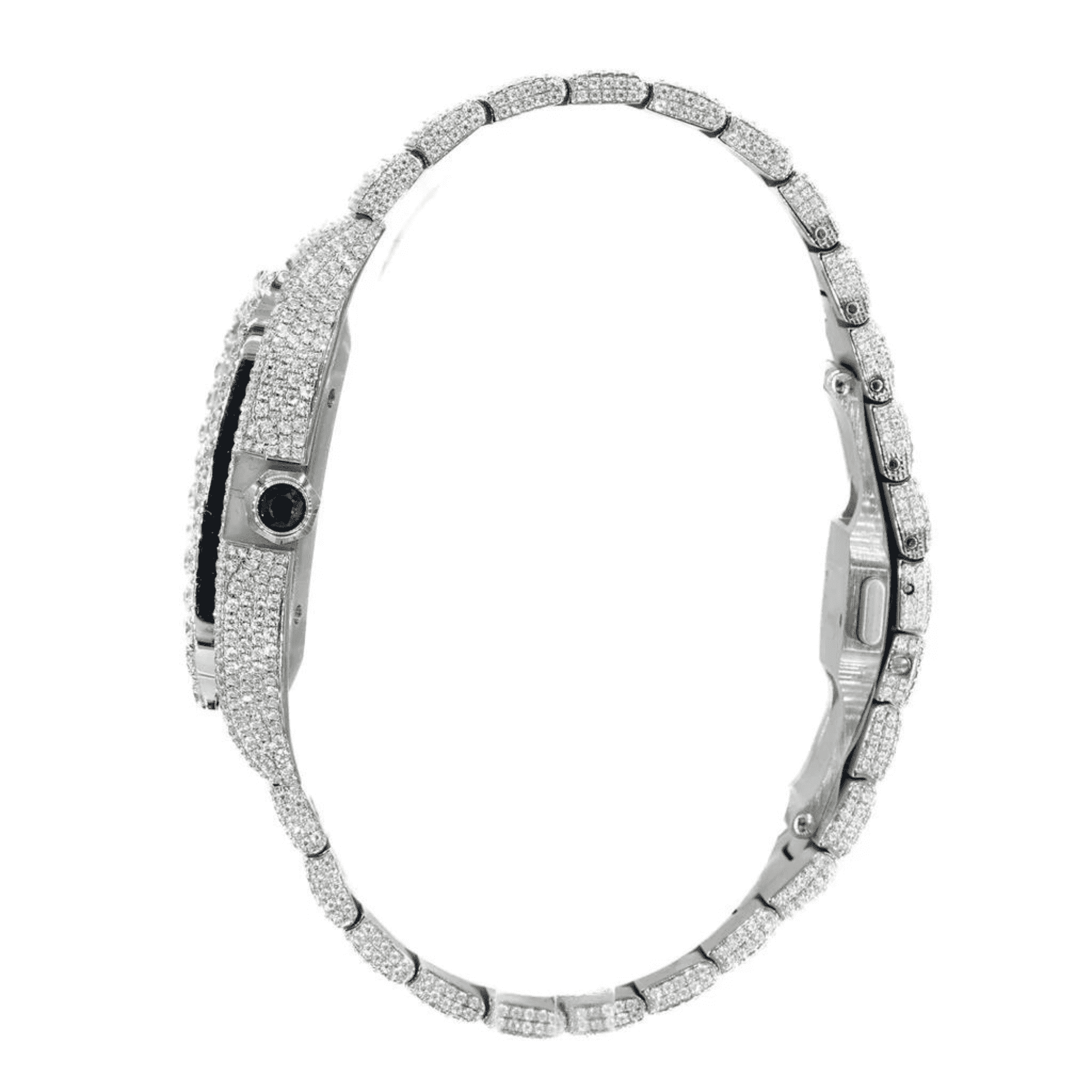 Grand Elite Bust Down Iced Out Watches, Moissanite Watches 2 Grand Elite Bust Down Iced Out Watches, Moissanite Watches - Image 2