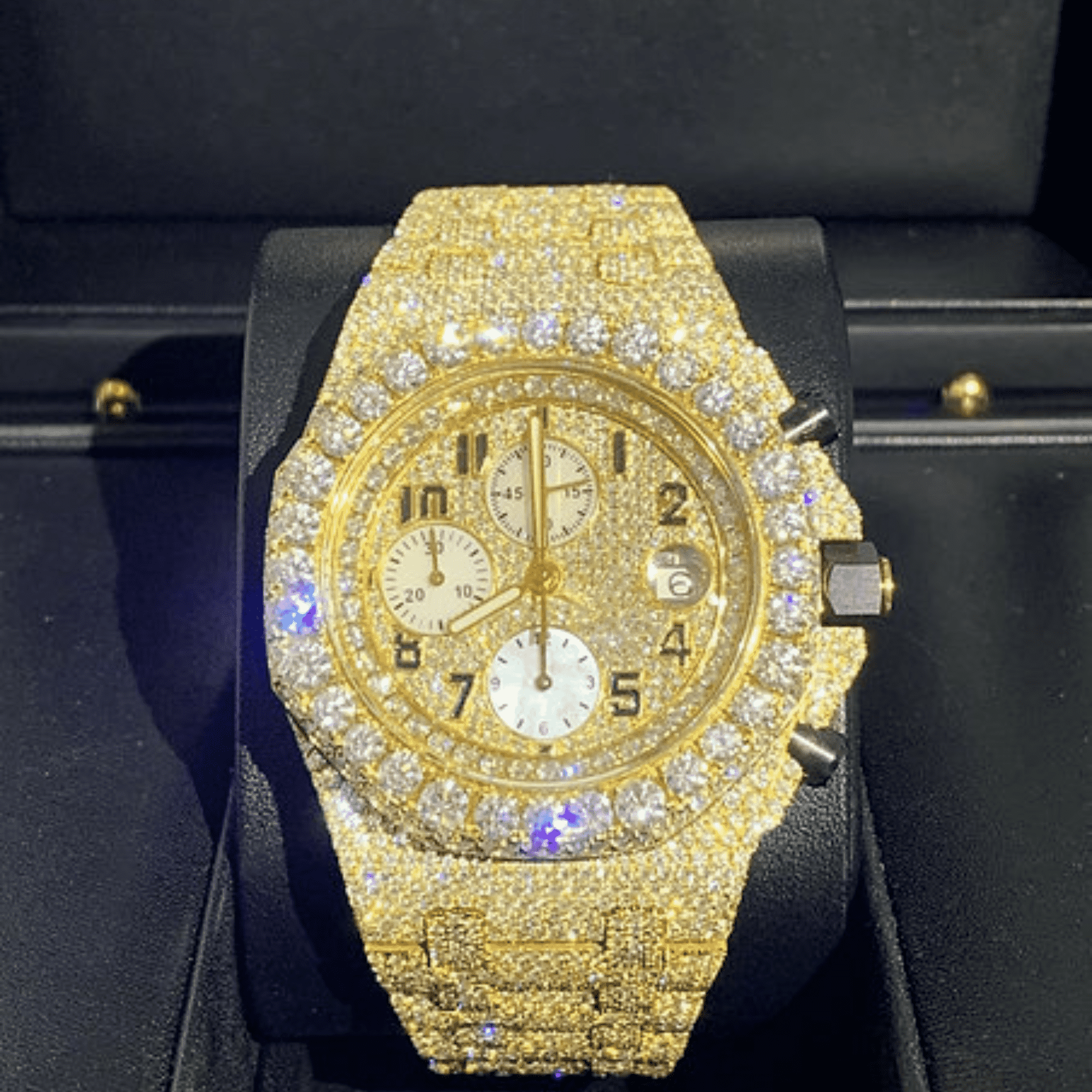 Stainless Steel VVS Moissanite Watch for Special Gift 9 Stainless Steel VVS Moissanite Watch for Special Gift - Image 9