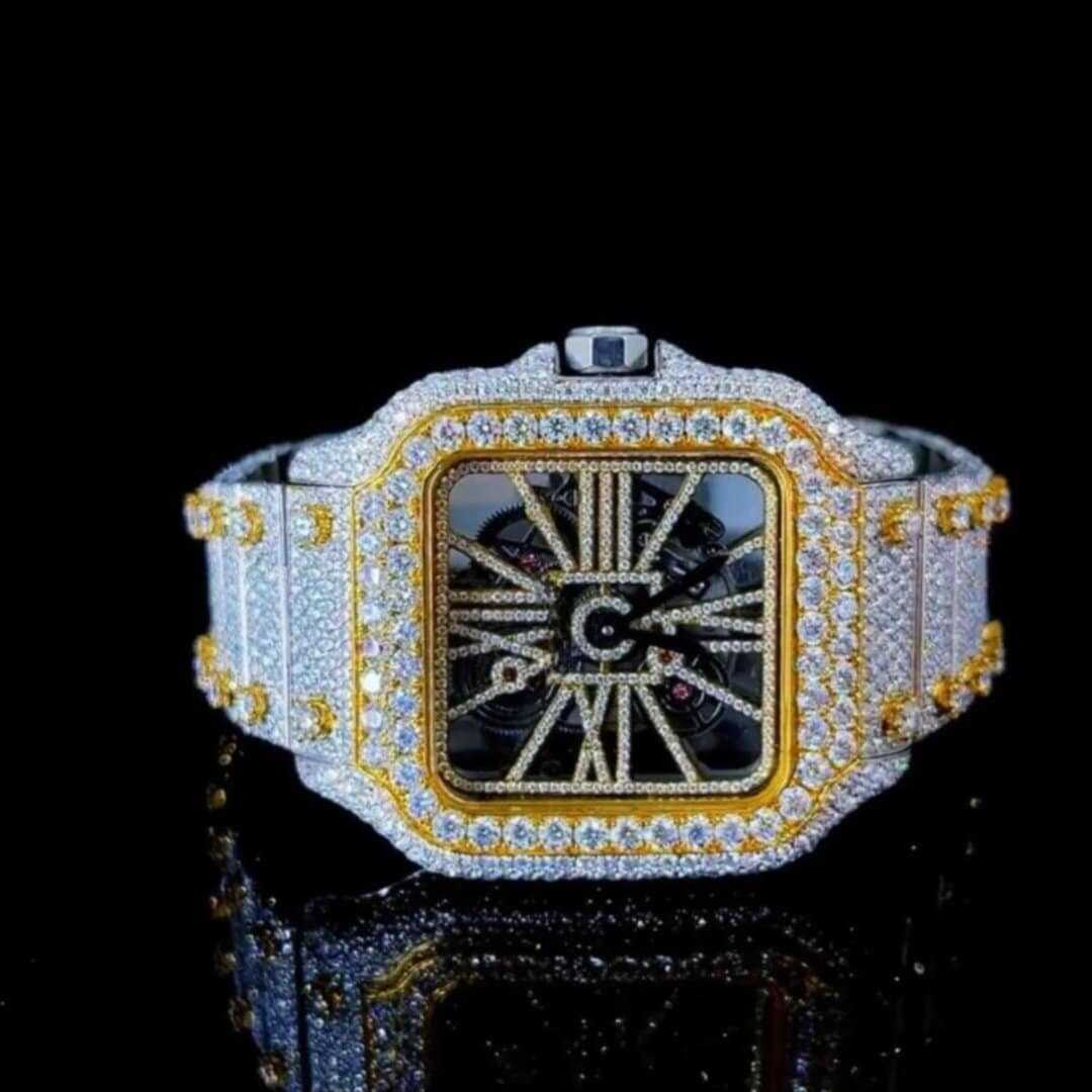 High-Quality Diamond Moissanite Watch for Men & Women 1 High-Quality Diamond Moissanite Watch for Men & Women