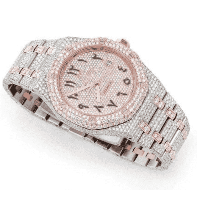 custom logo moissanite watch 1 custom logo moissanite watch