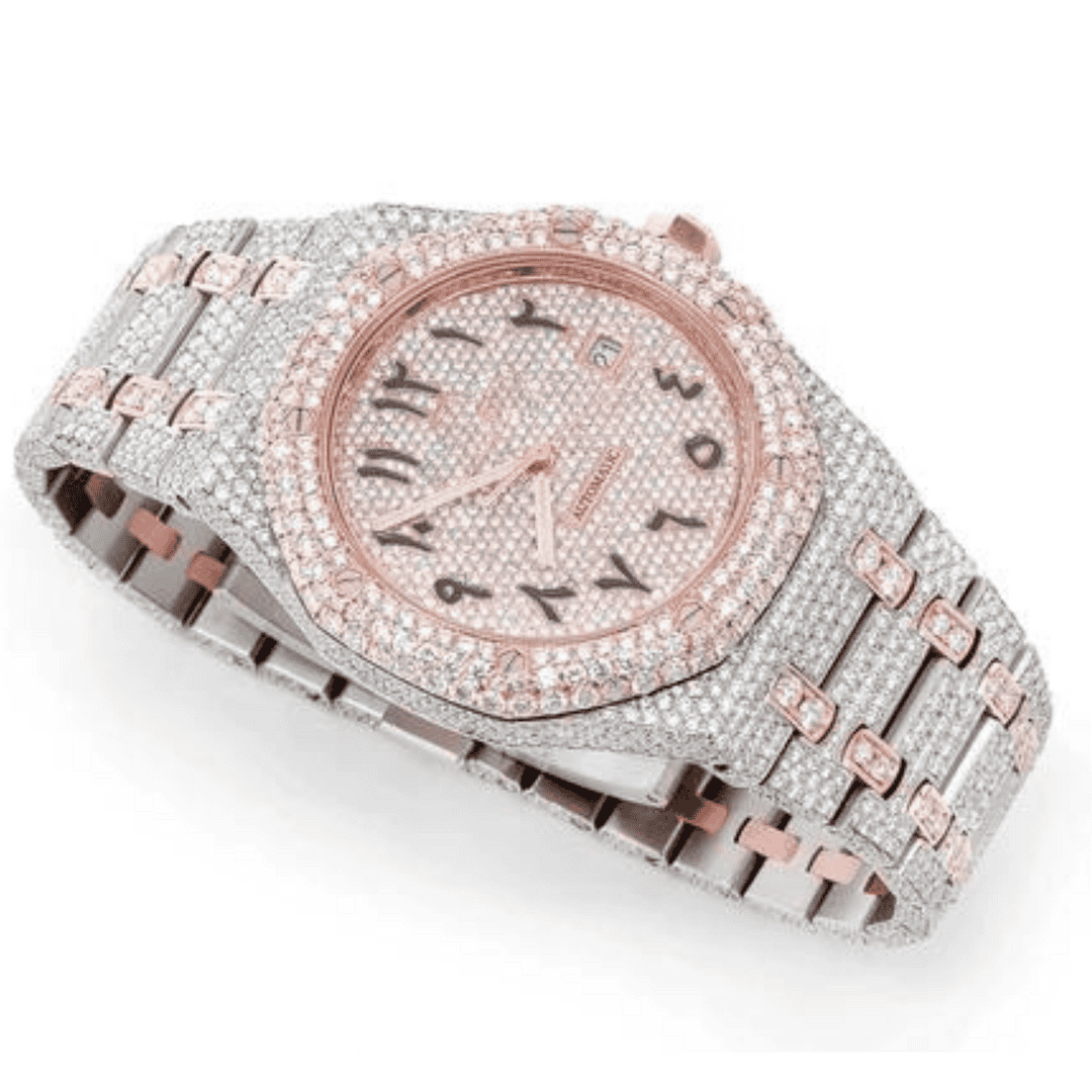custom logo moissanite watch 4 custom logo moissanite watch - Image 4