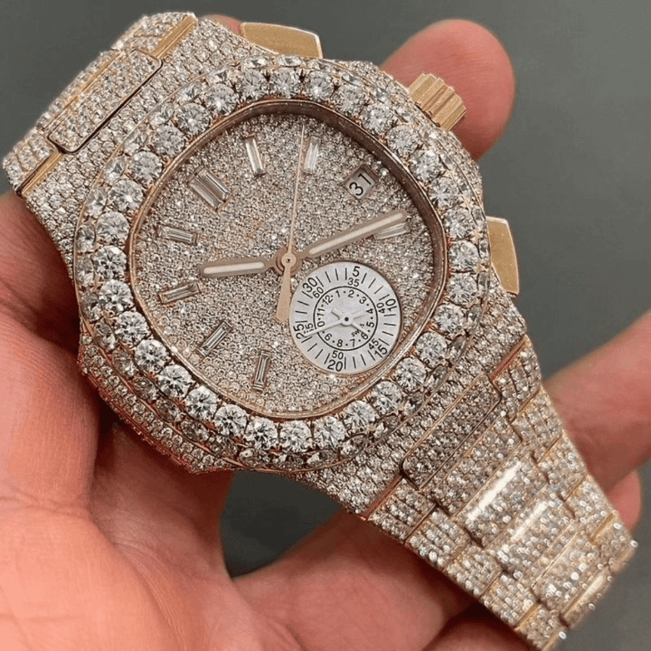 Brilliant Iced Moissanite Watches for Men & Women 1 Brilliant Iced Moissanite Watches for Men & Women