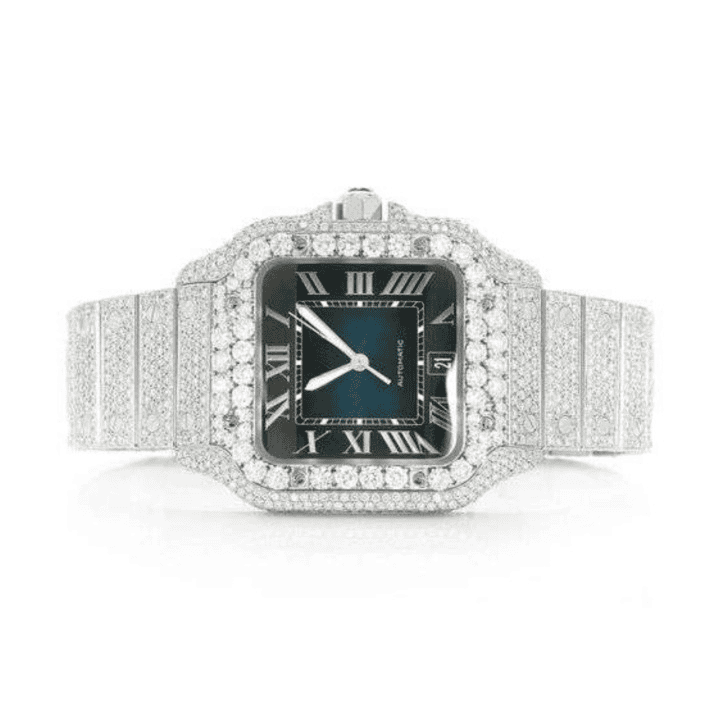 Premium Crafted Iced Moissanite Watches for Men & Women 1 Premium Crafted Iced Moissanite Watches for Men & Women