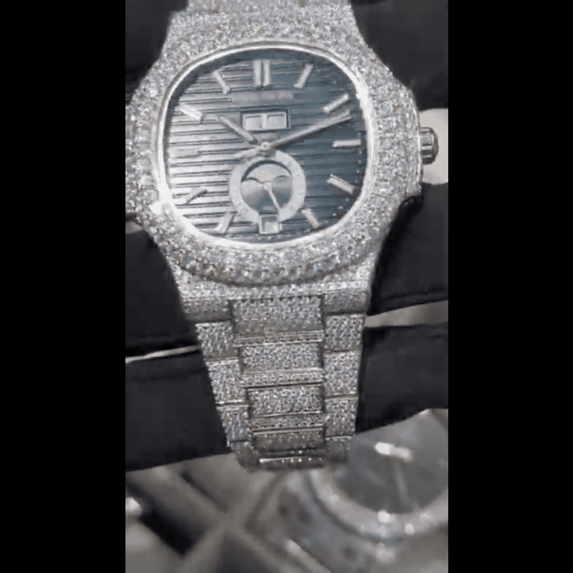 Crystal-Look Iced Moissanite Watches for Men & Women 2 Crystal-Look Iced Moissanite Watches for Men & Women - Image 2