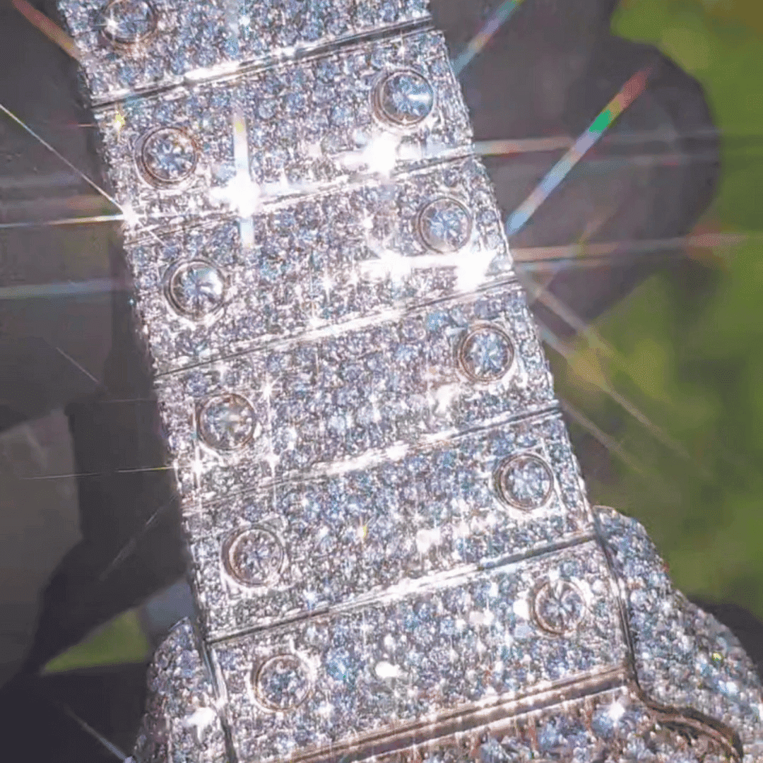 VVS Moissanite Hip Hop Fully Iced Out Watch 7 VVS Moissanite Hip Hop Fully Iced Out Watch - Image 7