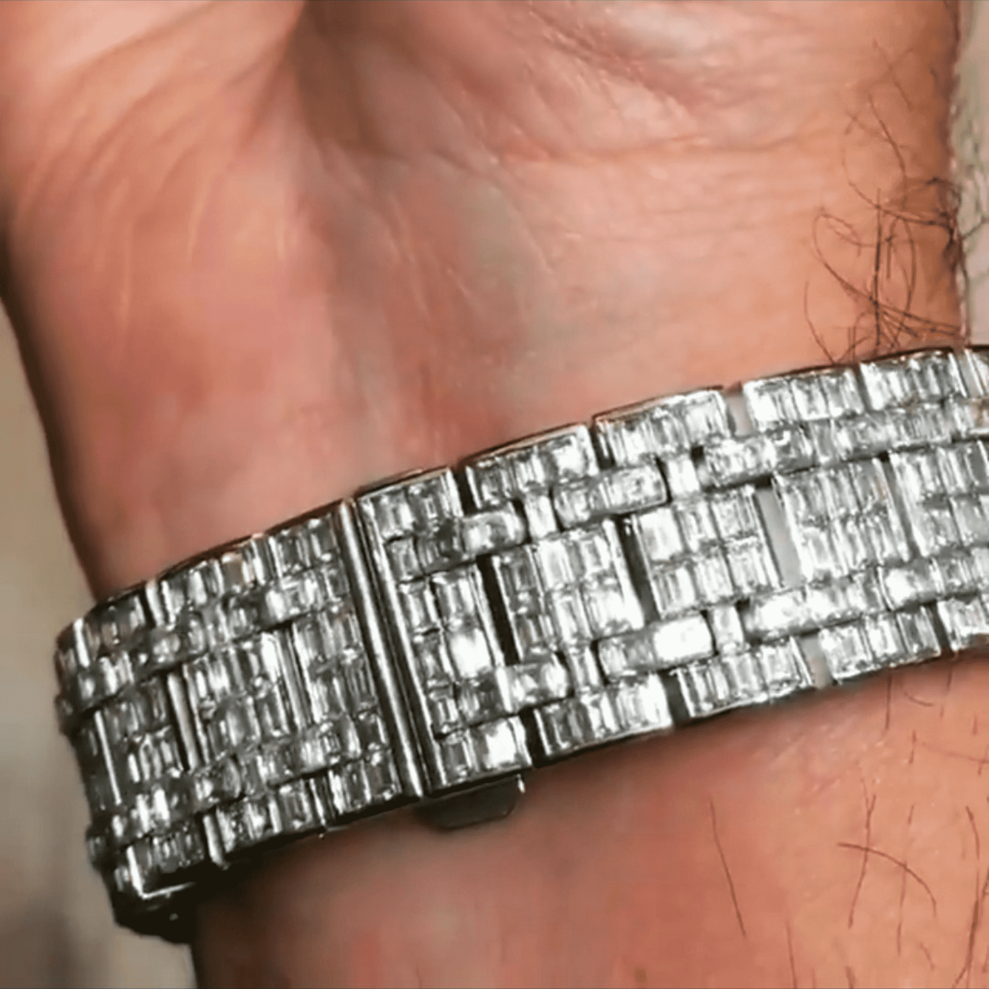 Classic Moissanite Diamond Iced Out Automatic Watch for Men 2 Classic Moissanite Diamond Iced Out Automatic Watch for Men - Image 2