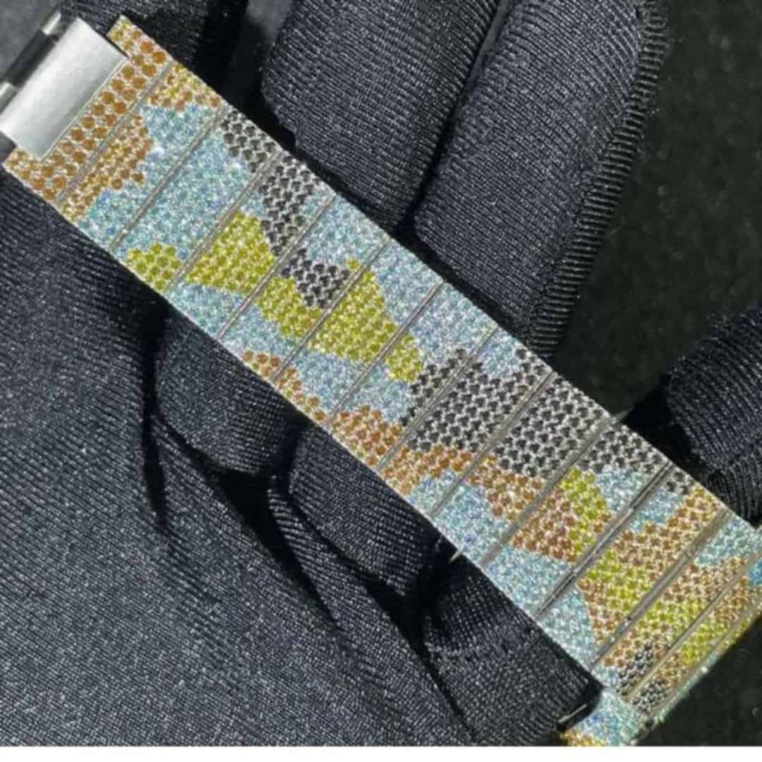 Full Stone Moissanite Watch for Modern Fashion 3 Full Stone Moissanite Watch for Modern Fashion - Image 3