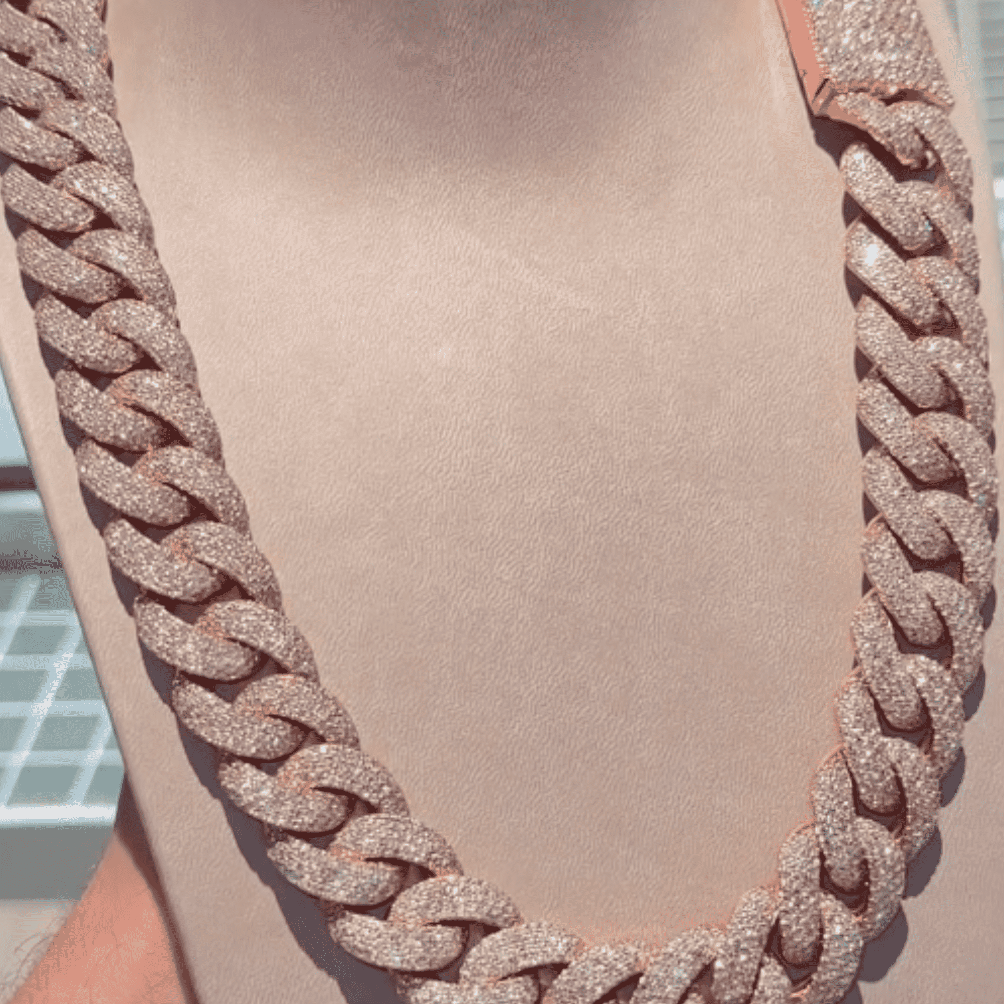 20mm Moissanite Chains in Silver for Men & Women With Sparkling Shine 3 20mm Mens Silver Cuban Link Chain