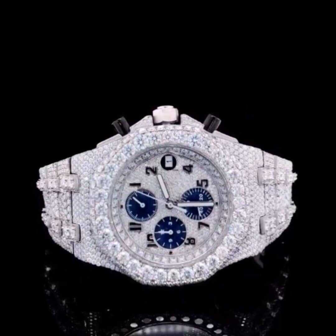 Premium Diamond Moissanite Watch for Fashion Lovers 1 Premium Diamond Moissanite Watch for Fashion Lovers