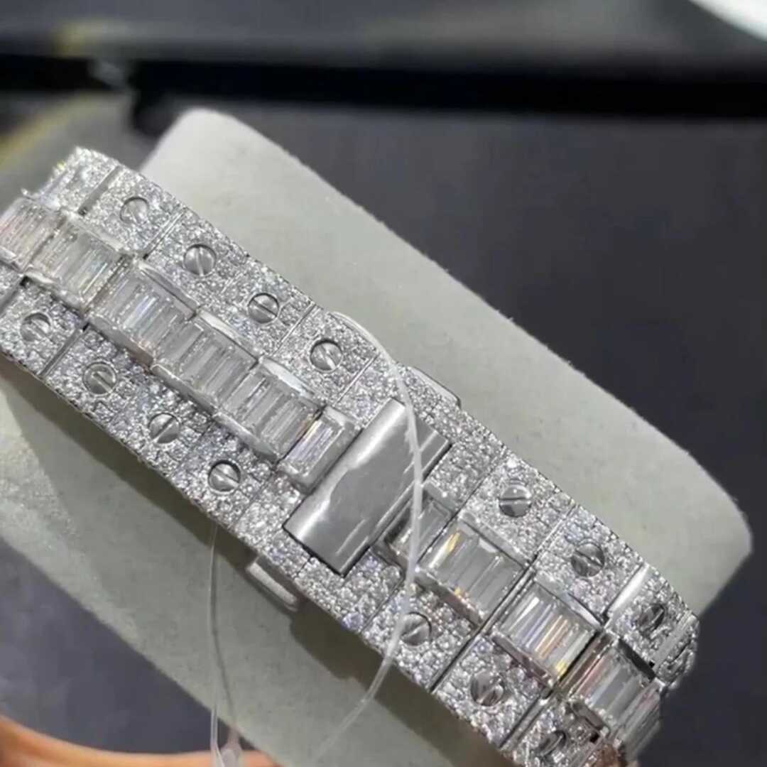 Bust Down Moissanite Watch with Premium Shine 3 Bust Down Moissanite Watch with Premium Shine - Image 3