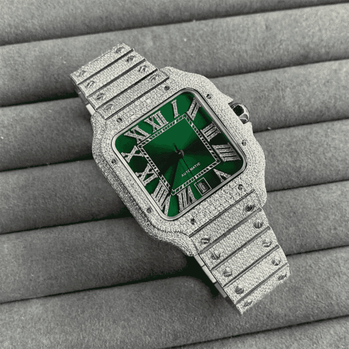 Stylish Build Moissanite Watches Fully Iced for Men & Women 3 Stylish Build Moissanite Watches Fully Iced for Men & Women - Image 3