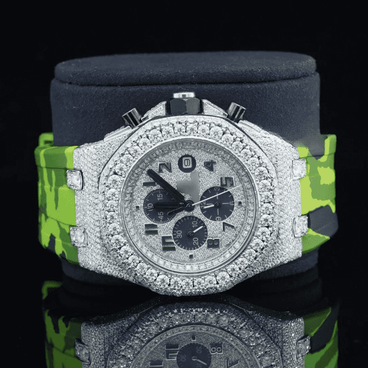 Premium Iced Moissanite Watches for Men & Women 5 Premium Iced Moissanite Watches for Men & Women - Image 5
