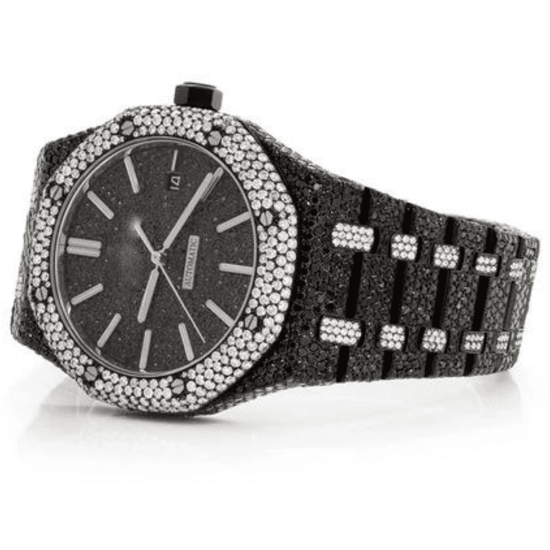 Stainless Steel Iced Out VVS Moissanite Watch for Daily Wear 5 Stainless Steel Iced Out VVS Moissanite Watch for Daily Wear - Image 5