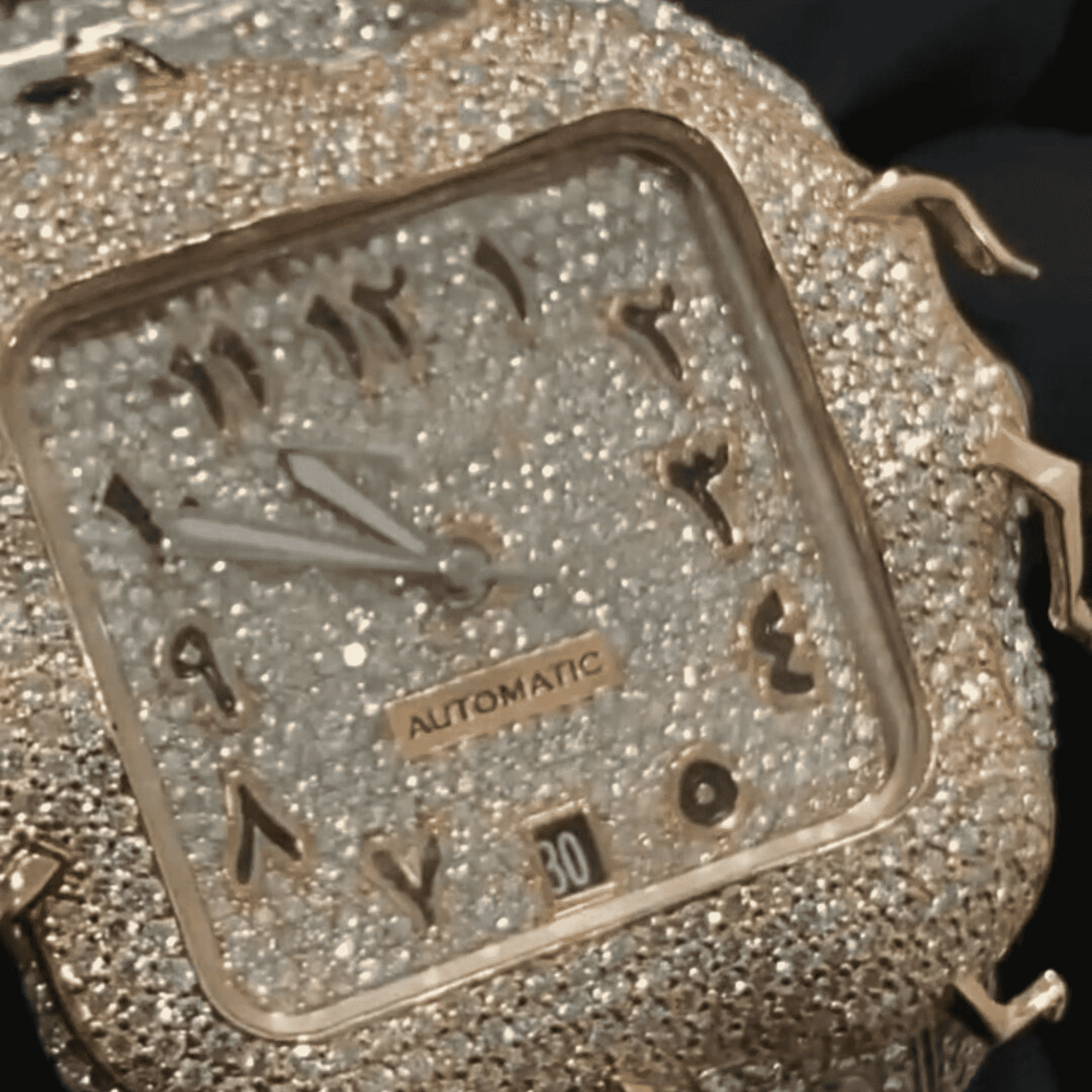 Stainless Steel Bust Down Luxury Watch for Wedding 1 Stainless Steel Bust Down Luxury Watch for Wedding