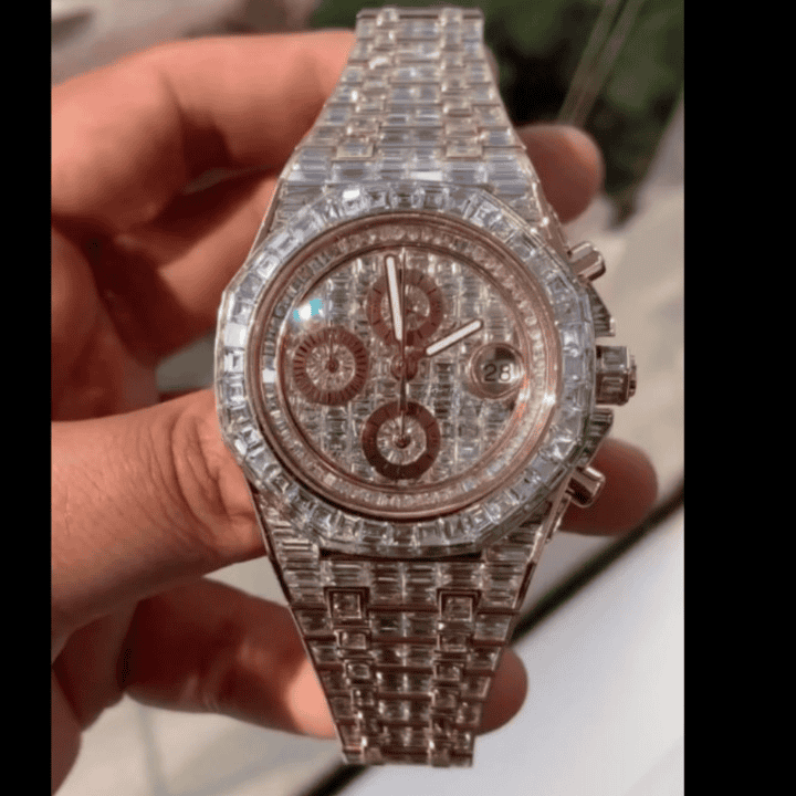 Elegant Iced Out Watches Moissanite Watches for Men & Women 1 Elegant Iced Out Watches Moissanite Watches for Men & Women
