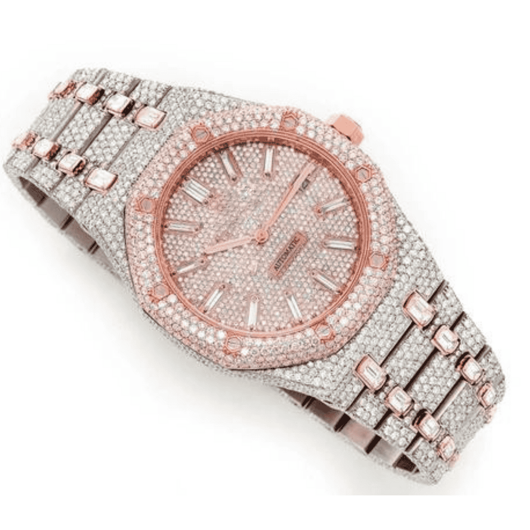 Style Stainless Steel VVS Moissanite Watch 4 Style Stainless Steel VVS Moissanite Watch - Image 4