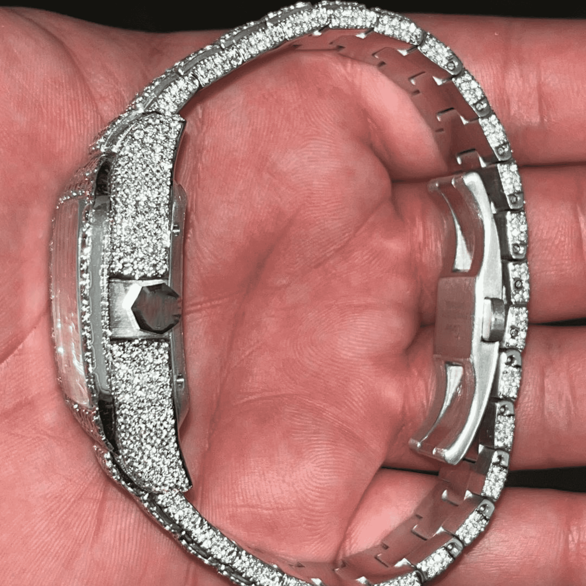 Stainless Steel VVS Moissanite Gift Watch 3 Stainless Steel VVS Moissanite Gift Watch - Image 3