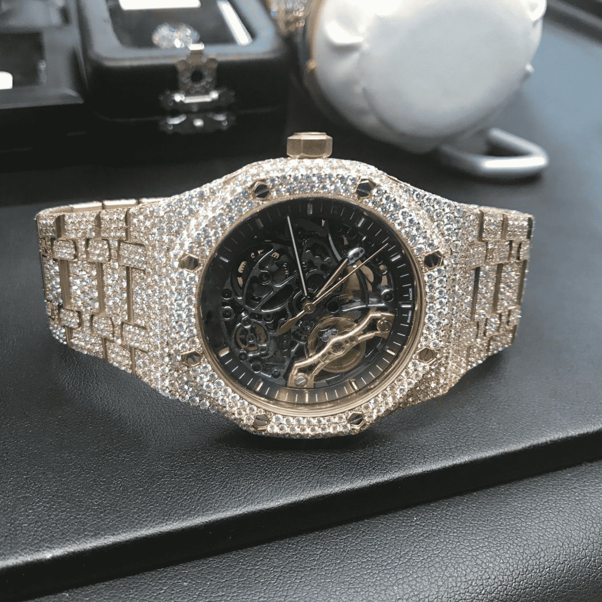 High brilliance Diamond Moissanite Watch 4 High brilliance Diamond Moissanite Watch - Image 4
