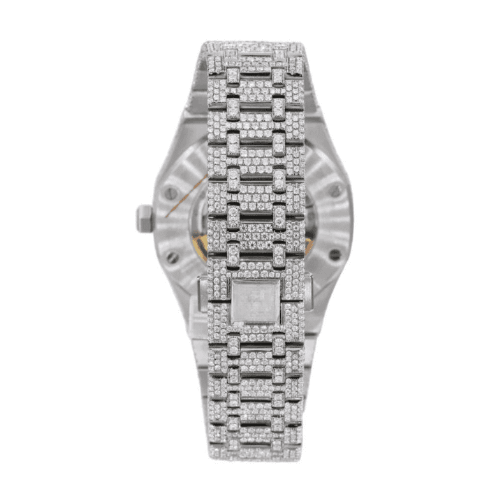 Rich Shine Bust Down Iced Out Watches, Moissanite Watches 2 Rich Shine Bust Down Iced Out Watches, Moissanite Watches - Image 2