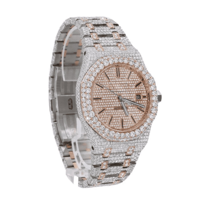 Exclusive Luxury Bust Down Iced Out Watches, Moissanite Watches 3 Exclusive Luxury Bust Down Iced Out Watches, Moissanite Watches - Image 3