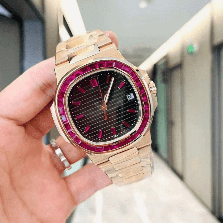 Stainless Steel Iced Out Luxury Watch for Men & Women 4 Stainless Steel Iced Out Luxury Watch for Men & Women - Image 4