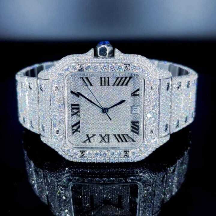 High Quality Diamond Shine VVS Moissanite Watch 2 High Quality Diamond Shine VVS Moissanite Watch - Image 2