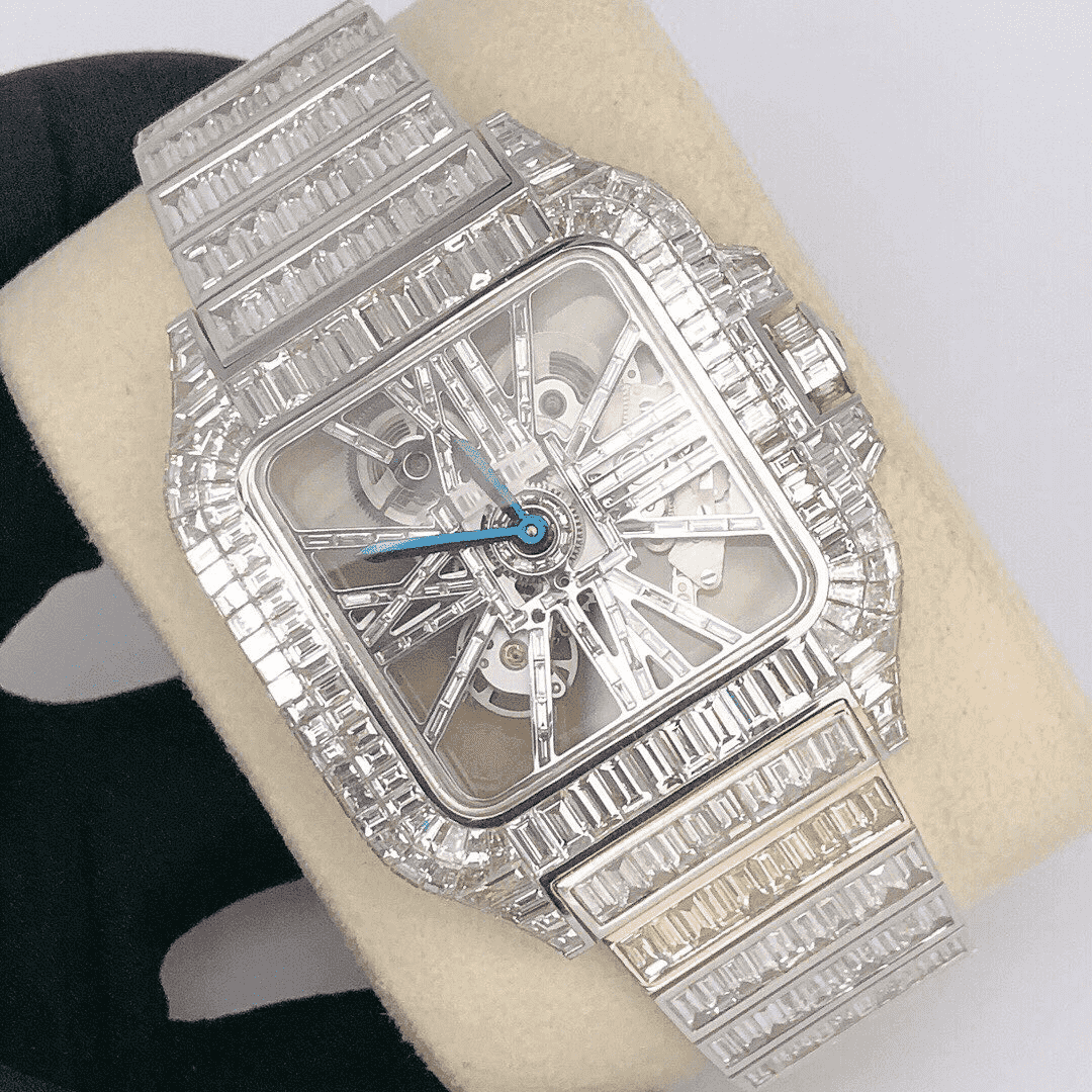 Classic Moissanite Diamond Iced Out Bust Down Automatic Mens Watches 5 Classic Moissanite Diamond Iced Out Bust Down Automatic Mens Watches - Image 5