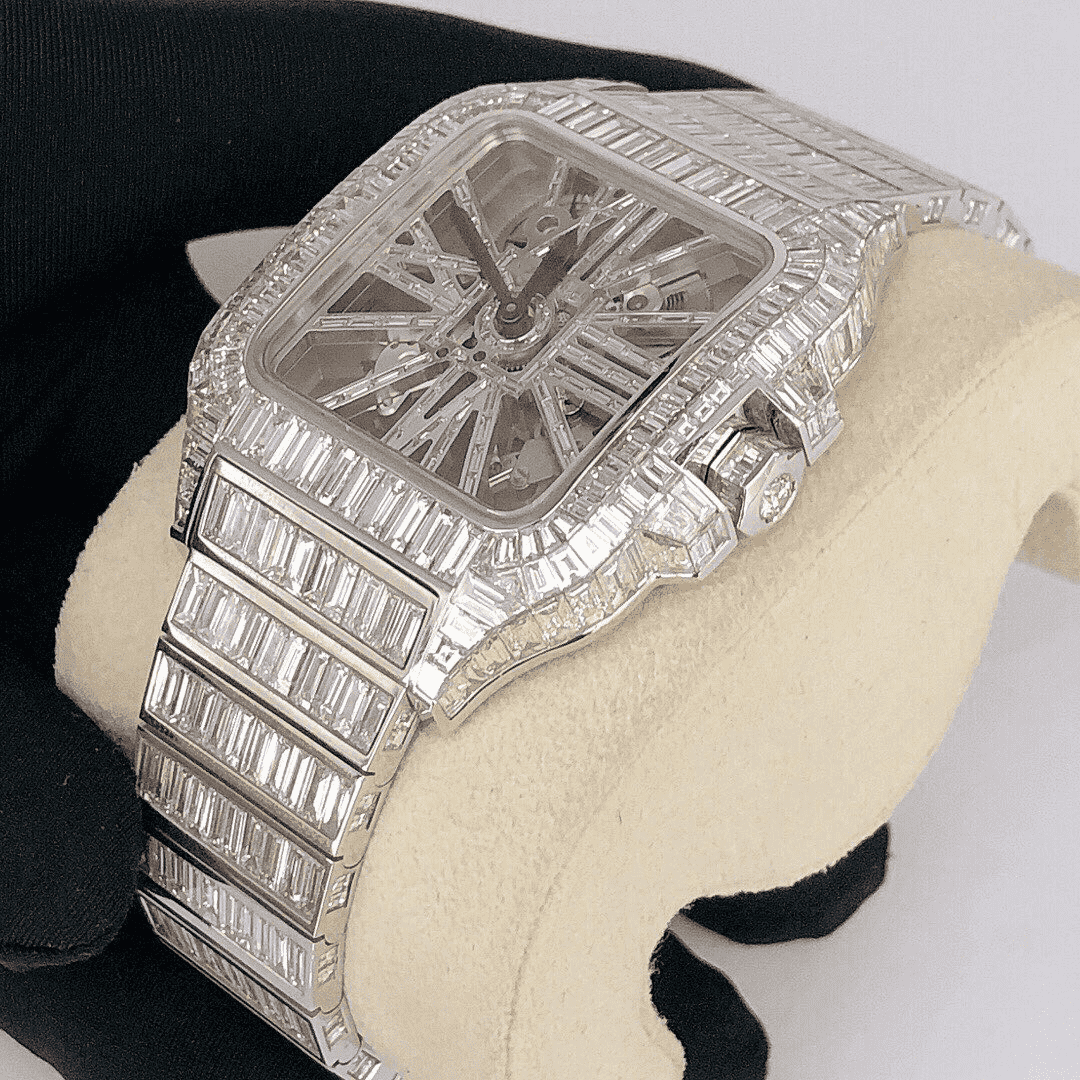 Classic Moissanite Diamond Iced Out Bust Down Automatic Mens Watches 3 Classic Moissanite Diamond Iced Out Bust Down Automatic Mens Watches - Image 3
