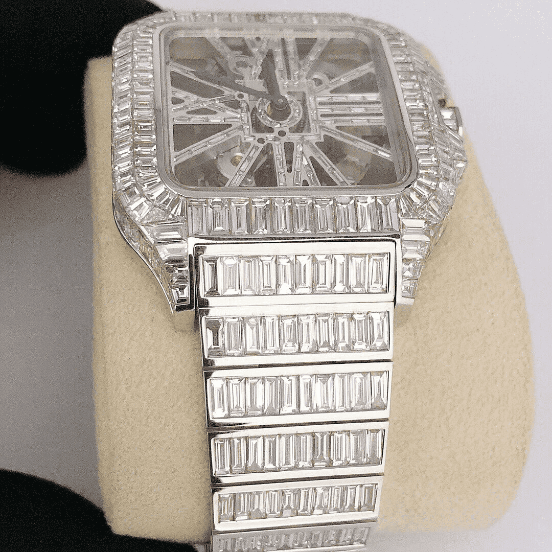 Classic Moissanite Diamond Iced Out Bust Down Automatic Mens Watches 2 Classic Moissanite Diamond Iced Out Bust Down Automatic Mens Watches - Image 2