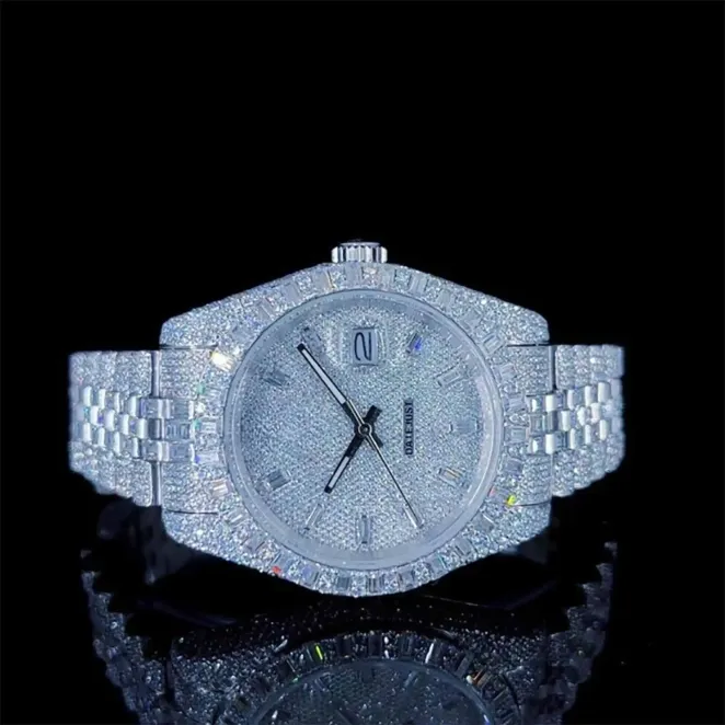 High-Shine Diamond Moissanite Watch 1 High-Shine Diamond Moissanite Watch