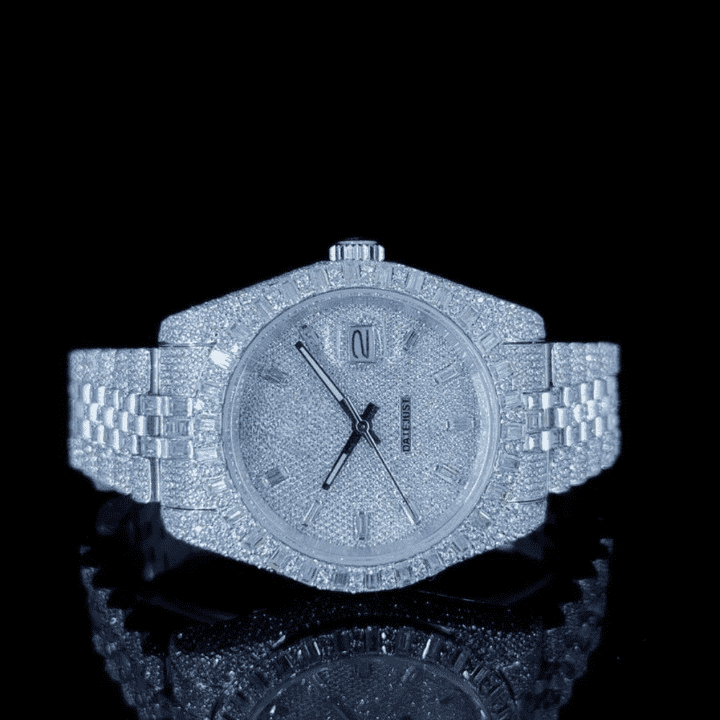 High-Shine Diamond Moissanite Watch 3 High-Shine Diamond Moissanite Watch - Image 3