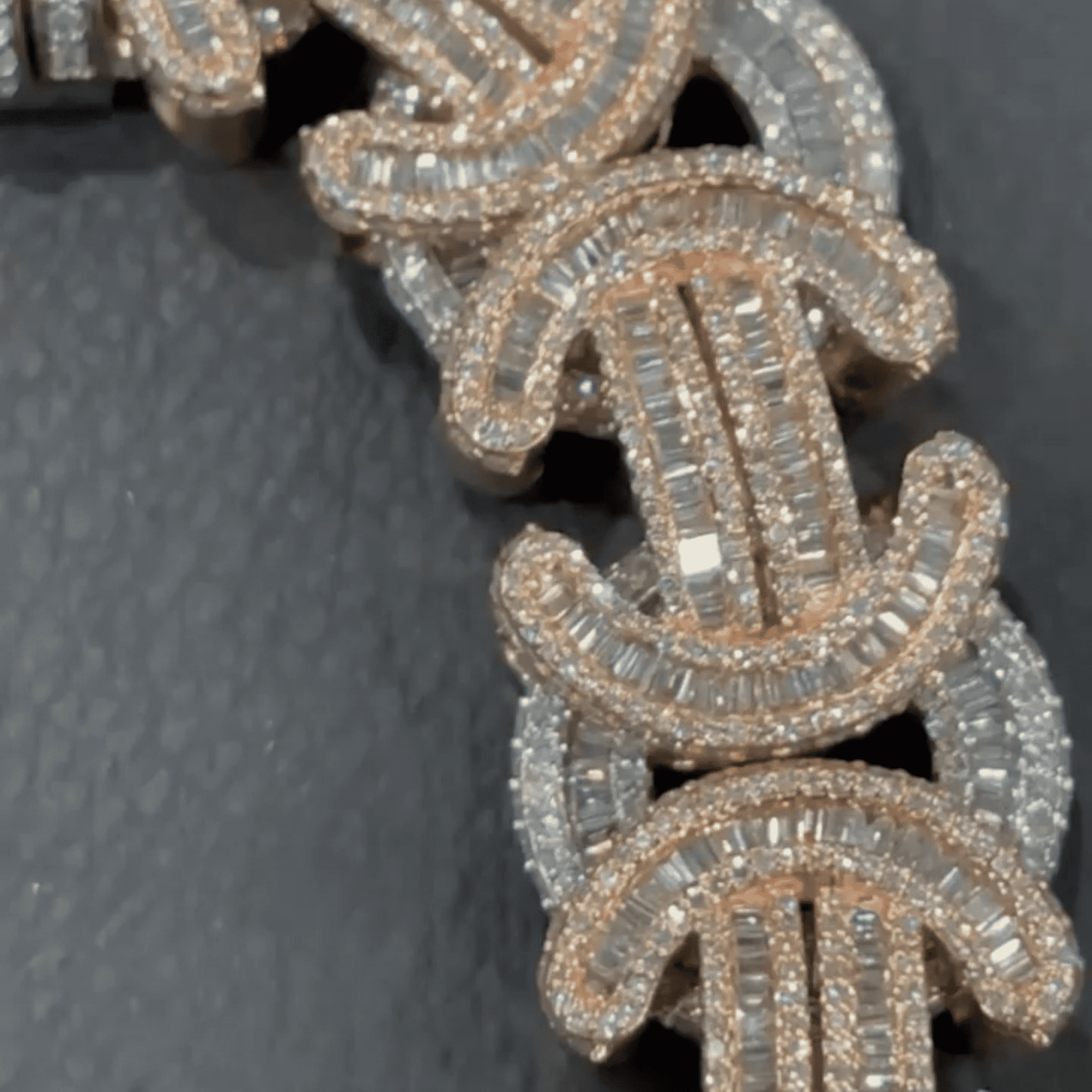 20mm Men’s Moissanite Chains Silver Diamond Finish Iced Out Cuban Link Chain - Image 4