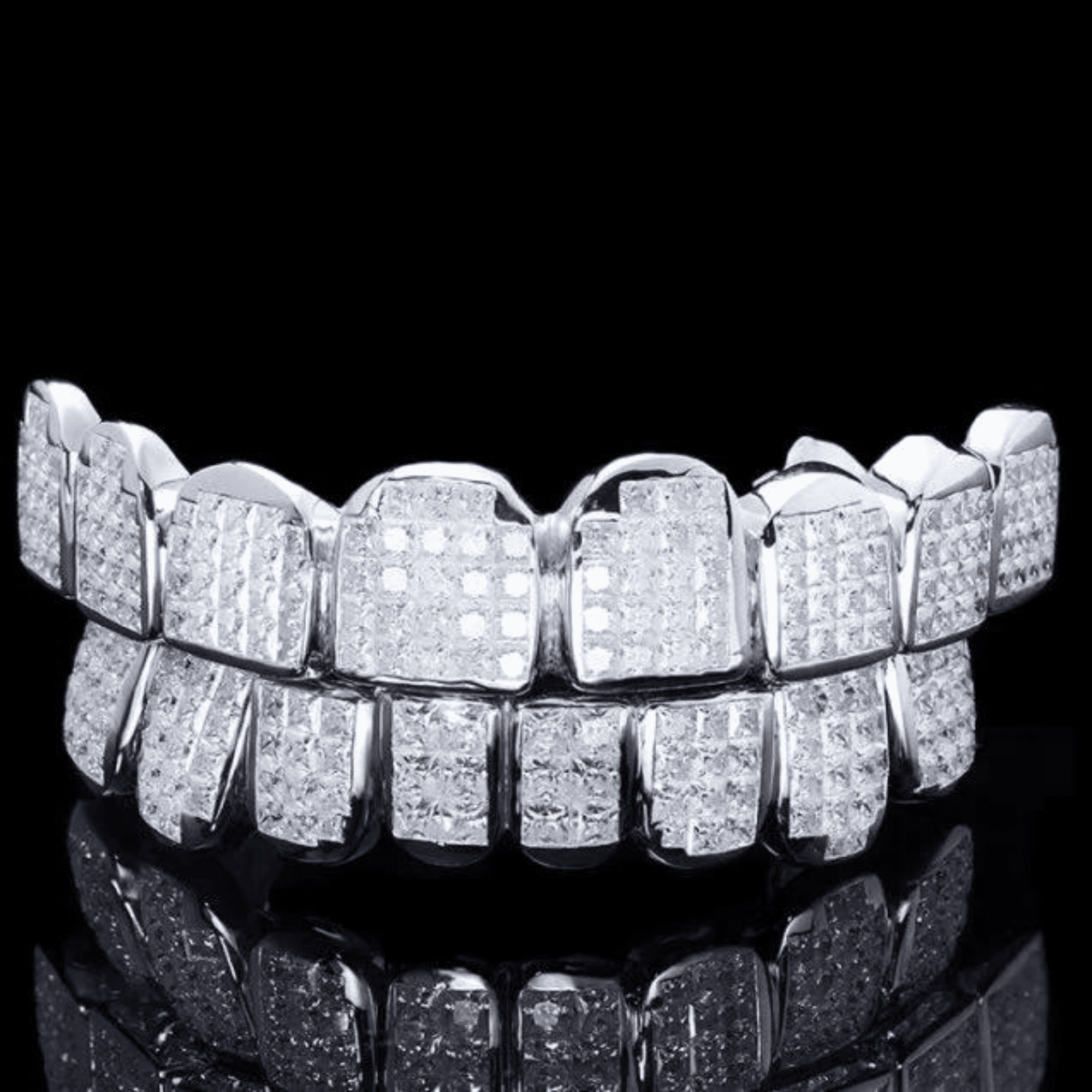 Luxury Moissanite Iced Out Teeth Grillz – Enhanced Sparkle & Clarity Finish - Image 5