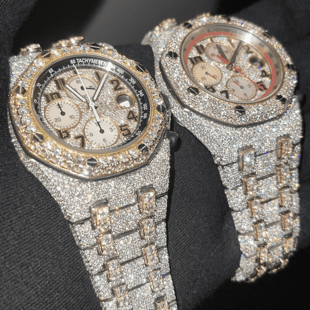 Style Iced Out Diamond VVS Moissanite Watch - Image 3