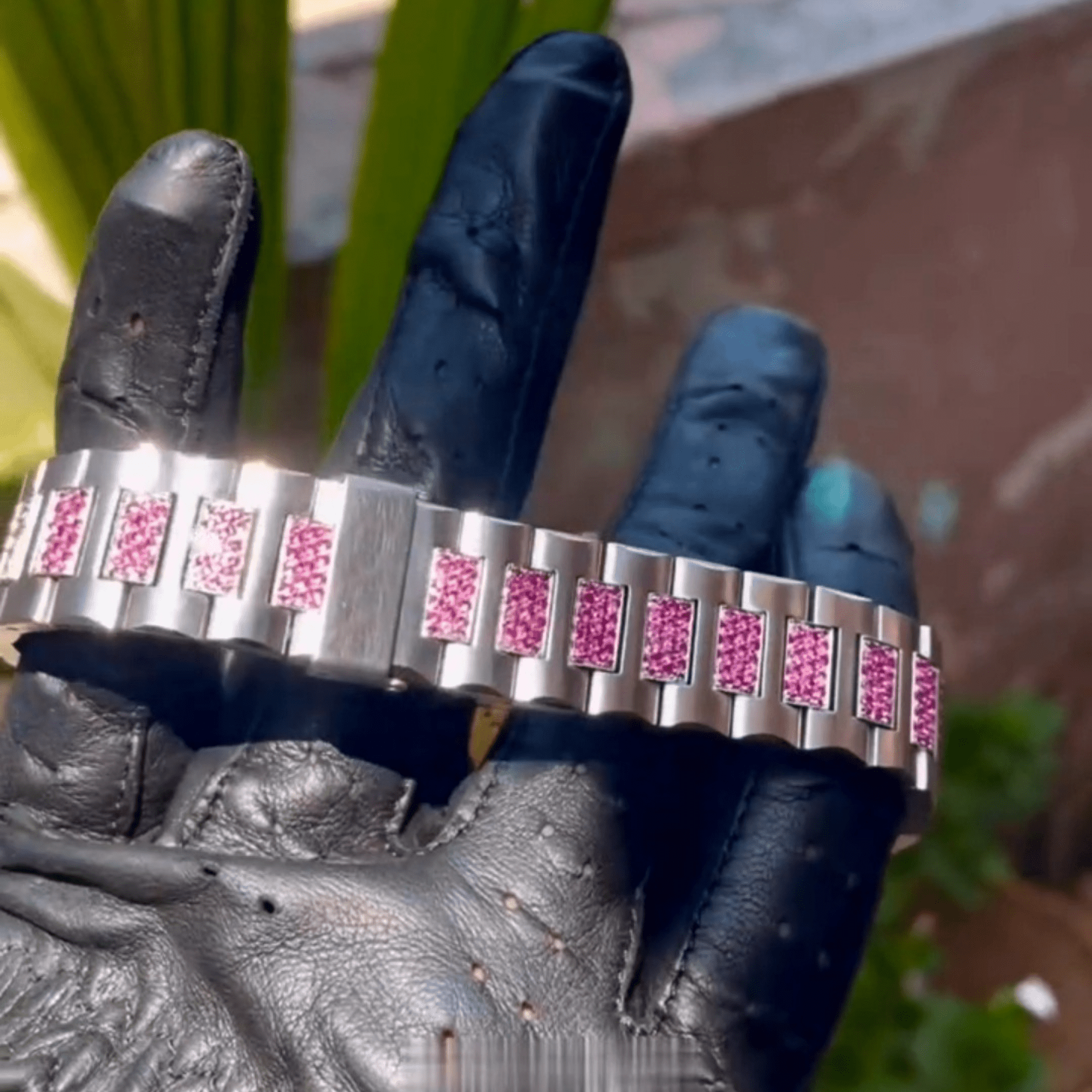 Stylish Bust Down Moissanite Watch With Iced Out Design - Image 7