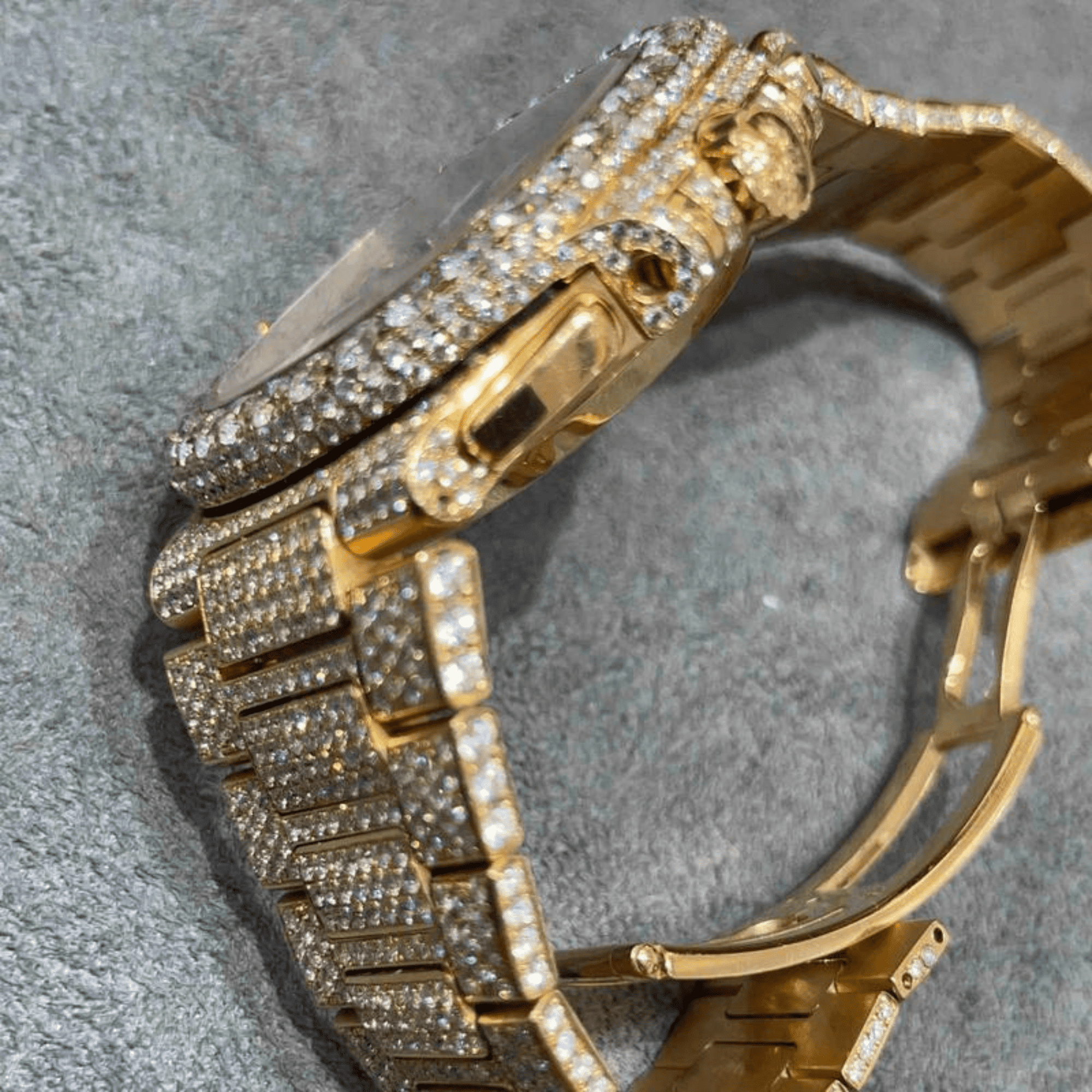 Iced Out Moissanite Watches Hip Hop Automatic Watch For Men - Image 2