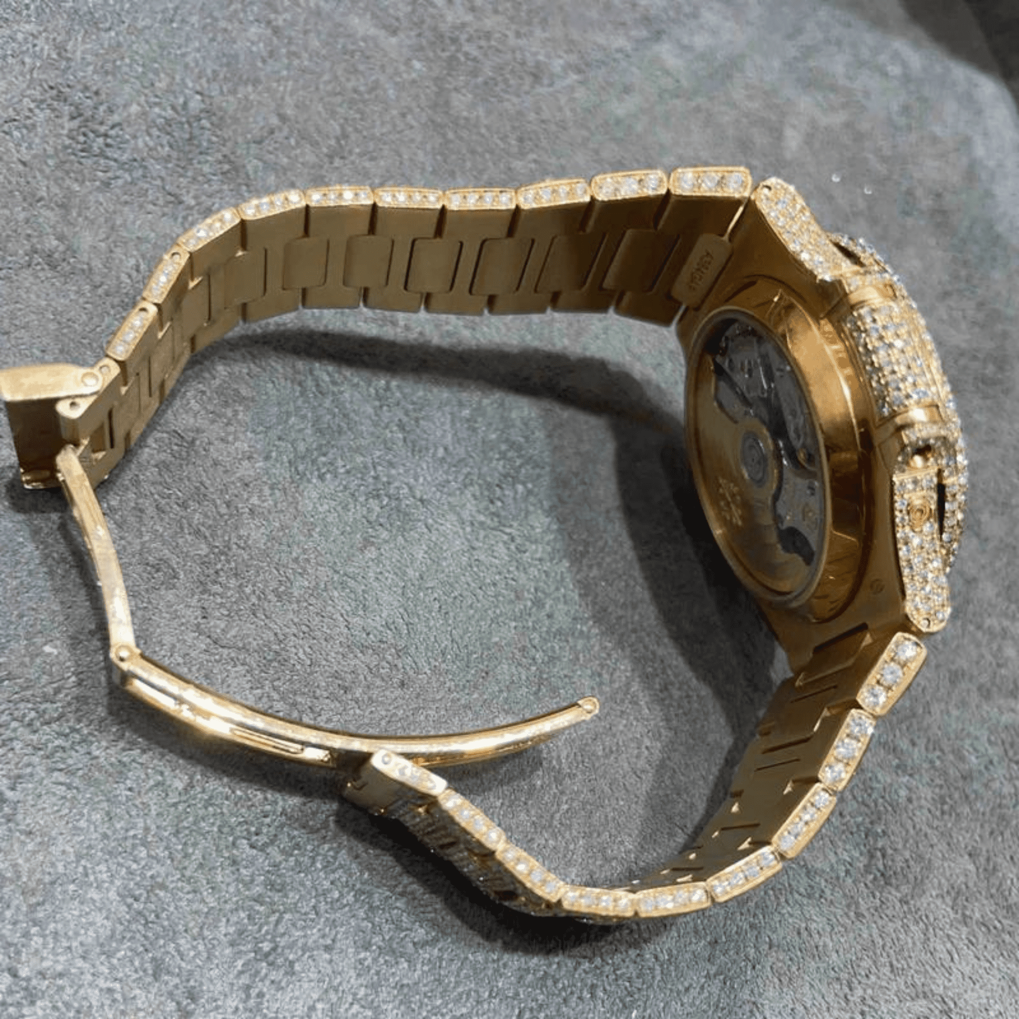 Iced Out Moissanite Watches Hip Hop Automatic Watch For Men - Image 3