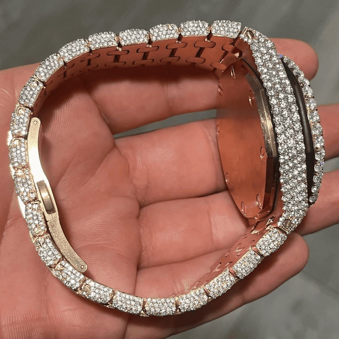 Stainless Steel VVS Moissanite Watch for Gift - Image 4