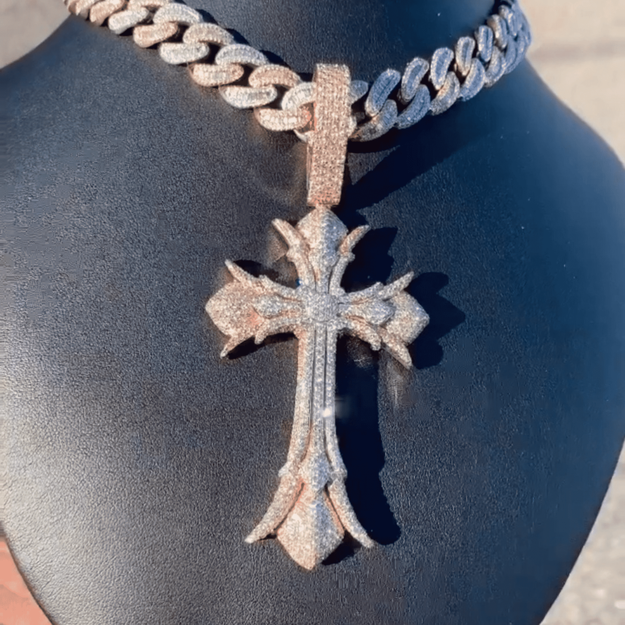 Luxury Iced Out Moissanite Pendant 925 Silver Hip Hop Jewelry - Image 2