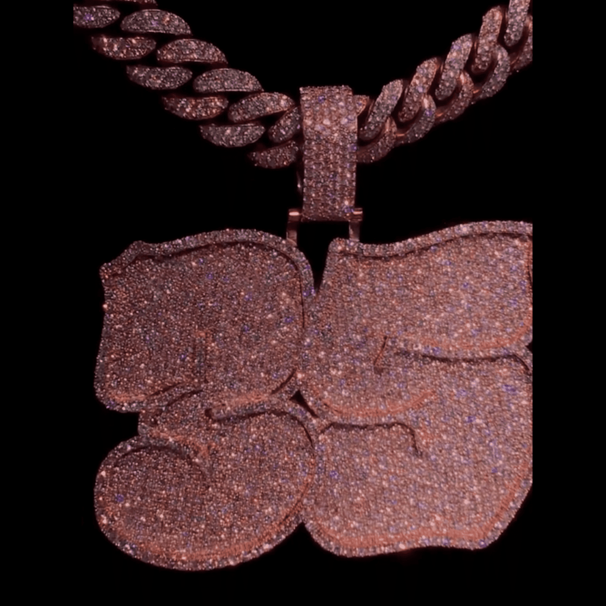 Boss Energy Iced Pendant – 925 Silver VVS Moissanite - Image 4