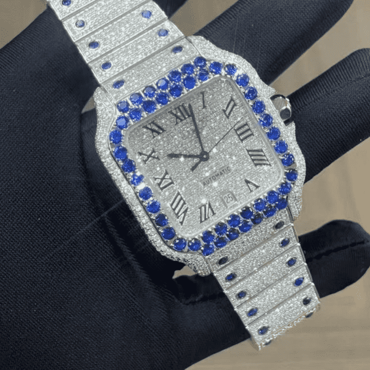 Stainless Steel Bust Down Luxury Watch for Gift - Image 4