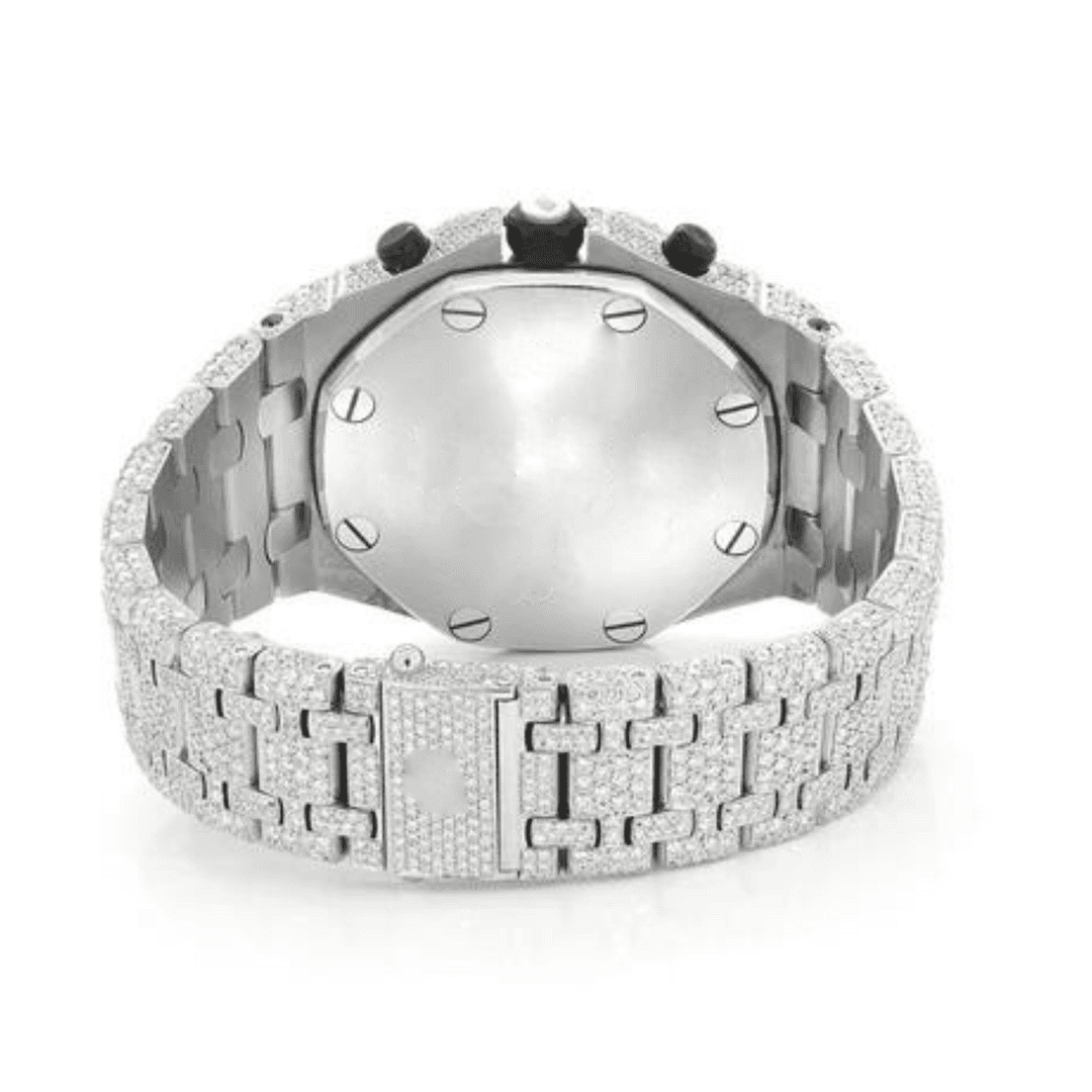Moissanite Men's Iced Out Timepiece Watch 7 Moissanite Men's Iced Out Timepiece Watch - Image 7