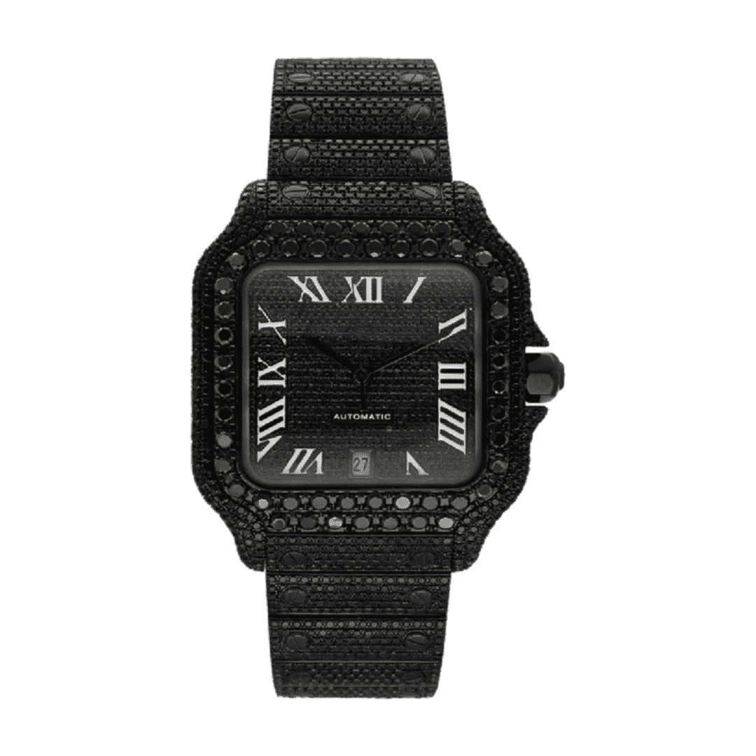 Iced Out Moissanite Watch Hip Hop Automatic Watch 3 Iced Out Moissanite Watch Hip Hop Automatic Watch - Image 3