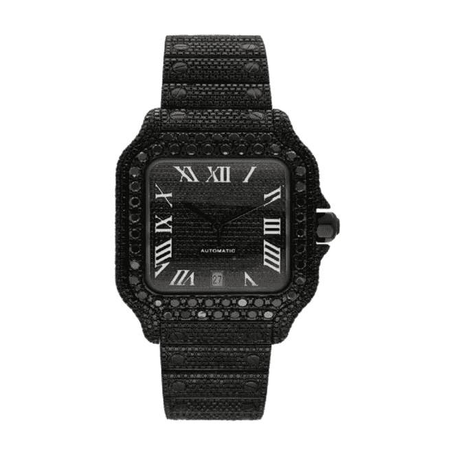 Iced Out Moissanite Watch Hip Hop Automatic Watch 1 Iced Out Moissanite Watch Hip Hop Automatic Watch