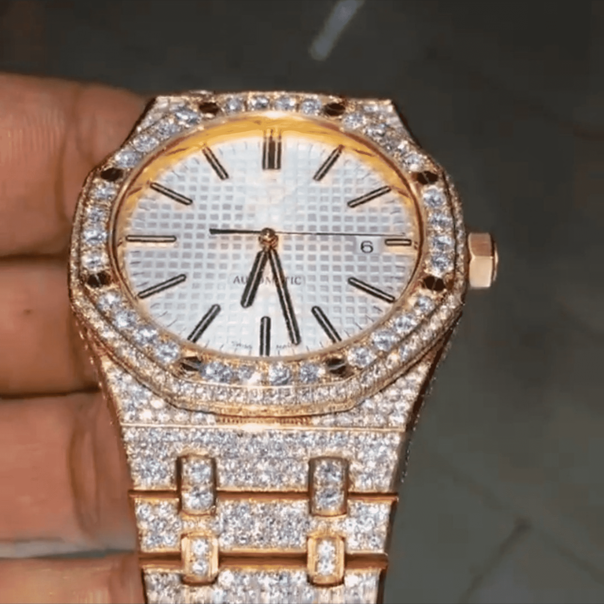 Iced-Out Moissanite Diamond Watches for Men & Women 2 Iced-Out Moissanite Diamond Watches for Men & Women - Image 2