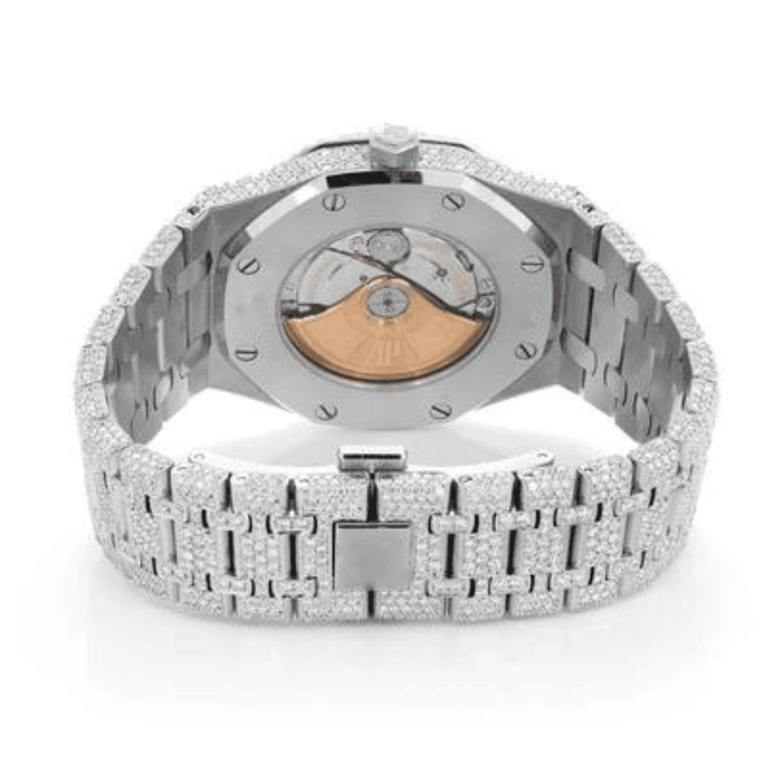 Moissanite Men's Iced Out Timepiece Watch 8 Moissanite Men's Iced Out Timepiece Watch - Image 8